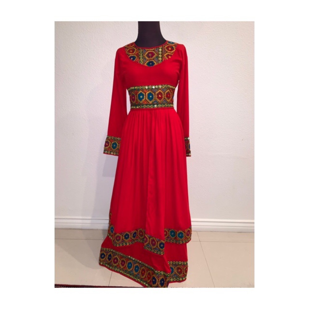 Red Afghan Clothes